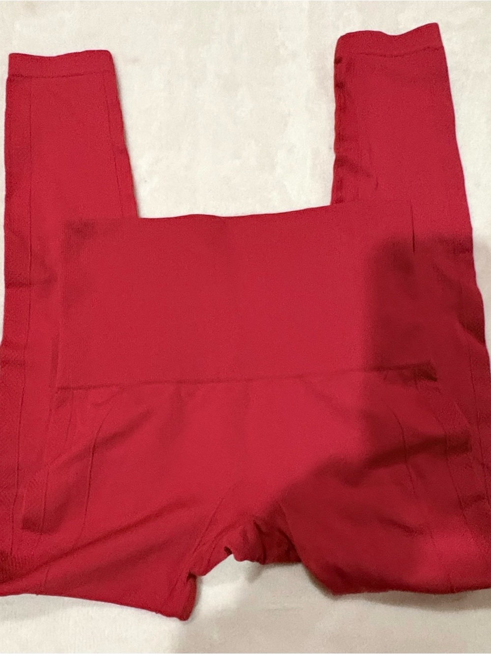 Women’s High-waisted red leggings- sleek support